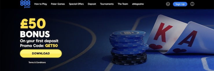 888Poker offers welcome bonus offers for new players in the UK.